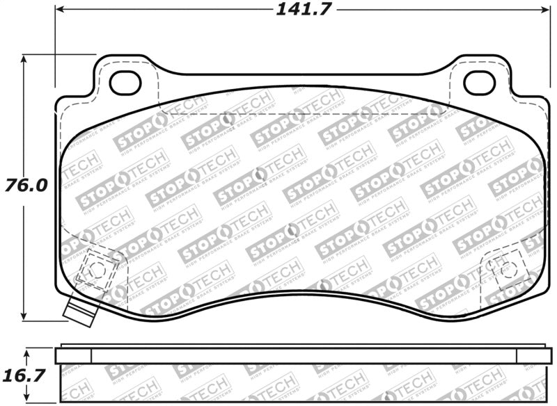 StopTech Performance 06-08 Dodge Magnum SRT-8 / 06-09 Charger SRT-8 / 09-10 Challenger SRT-8 / 06-1 309.1149