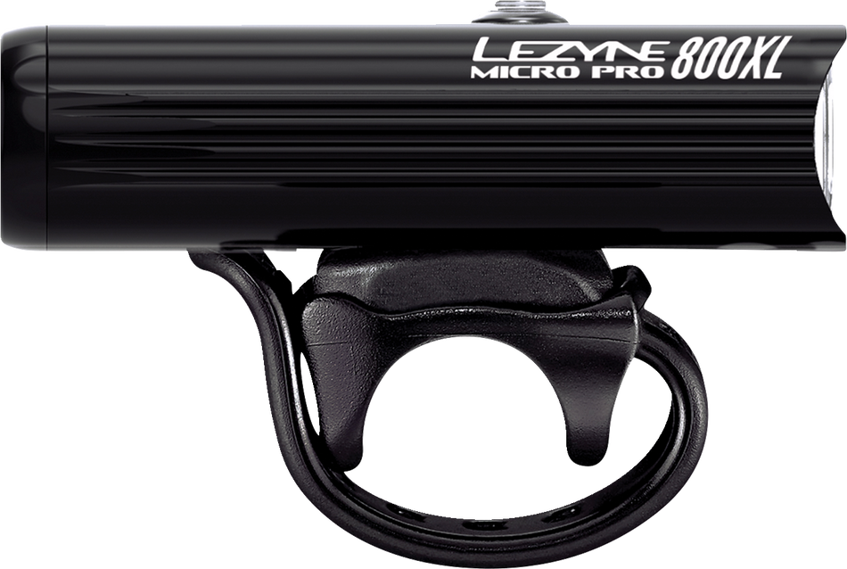 LEZYNE Micro Drive Pro 800 XL Light - 800 lumen - Gloss Black 1LED25FV204