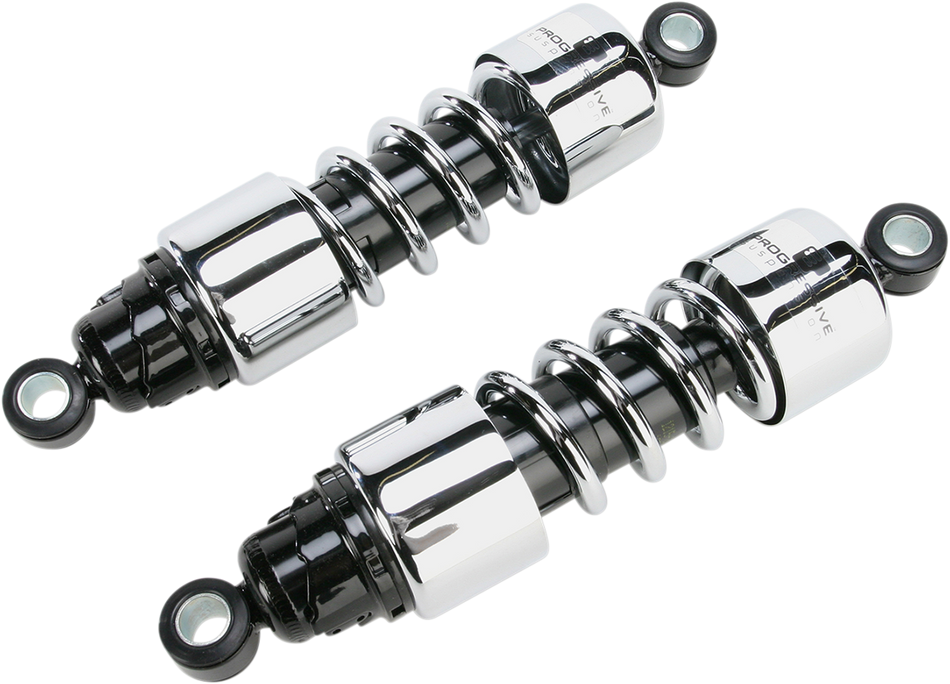 PROGRESSIVE SUSPENSION Shocks - 412 Cruiser Series - Chrome - 11.5" - Standard 412-4257C