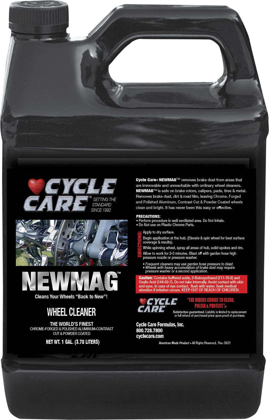 CYCLE CARE FORMULAS Formula Mag Wheel - 1 U.S. gal. 17128