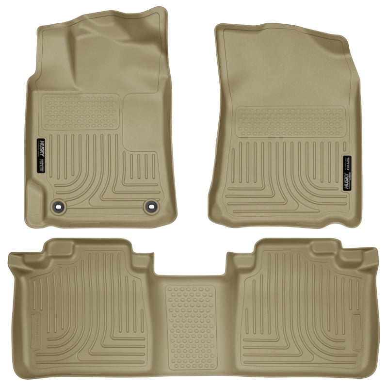 Husky Liners 2012 Toyota Camry WeatherBeater Combo Tan Floor Liners 98903