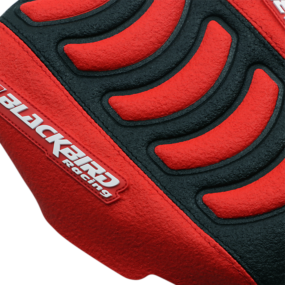 BLACKBIRD RACING Double Grip 3 Seat Cover - Black/Red - CRF 1135HUS