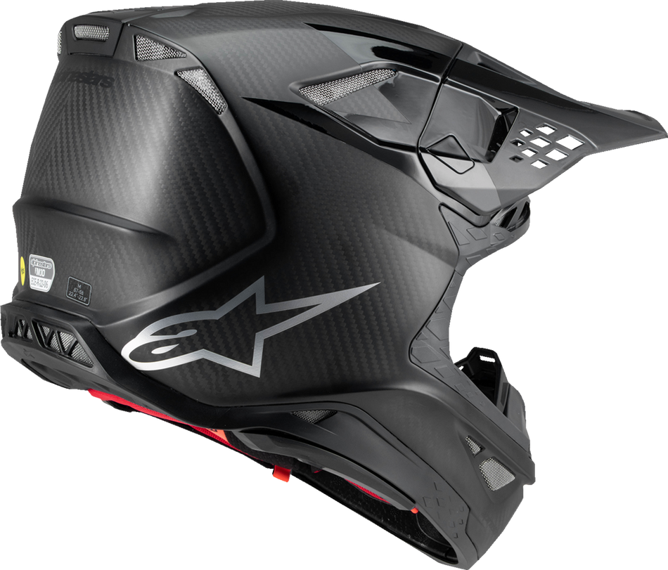 ALPINESTARS Supertech M10 Helm - Fame - MIPS® - Schwarz Carbon - XS 8300423-1902-XS