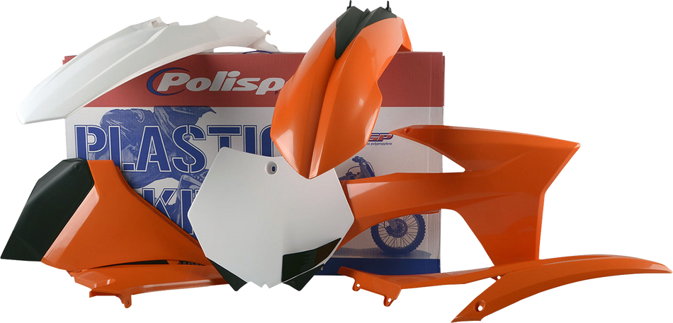 Kit de carrocería POLISPORT - OEM naranja/blanco - SX/SX-F/XC 90408 