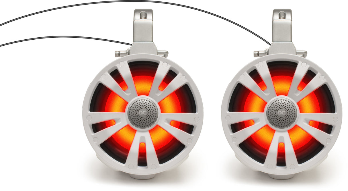 ECOXGEAR 2-Pack White 8' Speakers Non Amplified SEI-ET7708