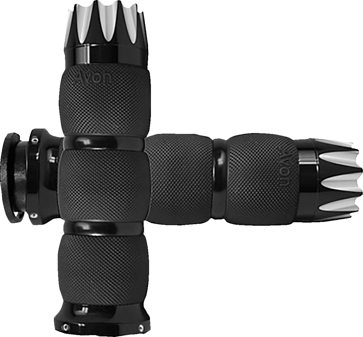 AVON GRIPS Grips - Excalibur - Air Cushioned - Indian - Black IN-TO-AIR-90A-E