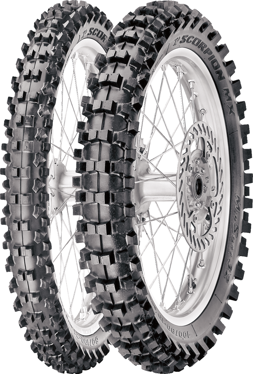 PIRELLI Tire - Scorpion MX32 Mid Soft - Front - 2.50"-10" - 33J 3841800