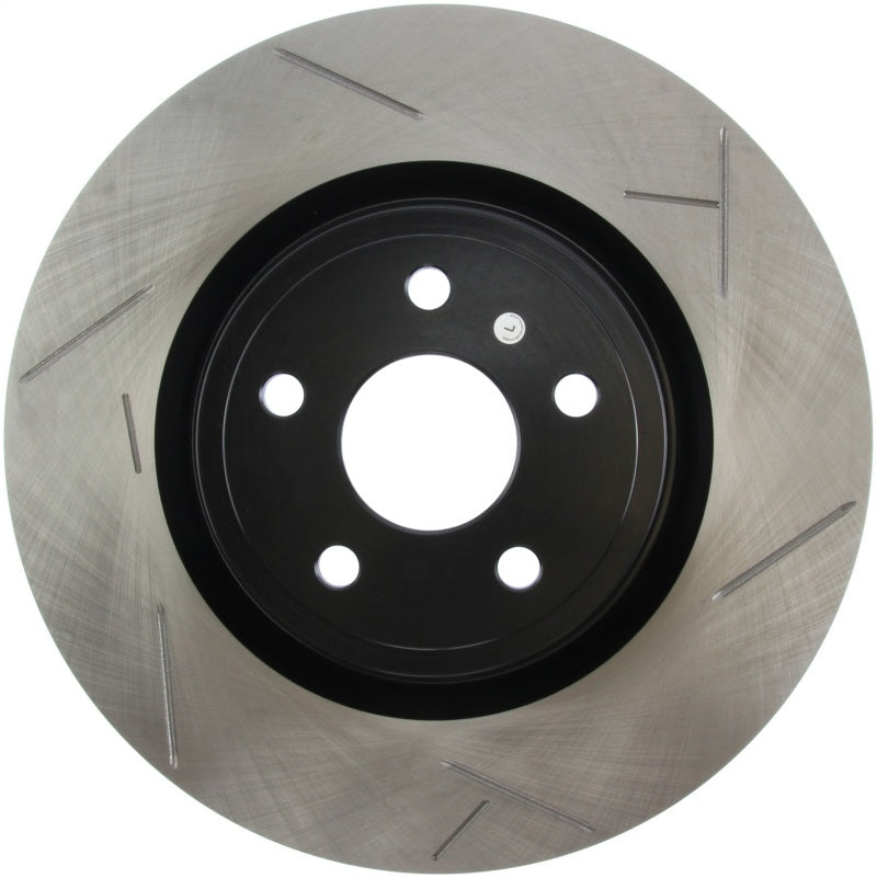 StopTech 12-18 Jeep Grand Cherokee SRT8 (380mm Front Disc) Front Left Slotted Sport Brake Rotor 126.58010SL