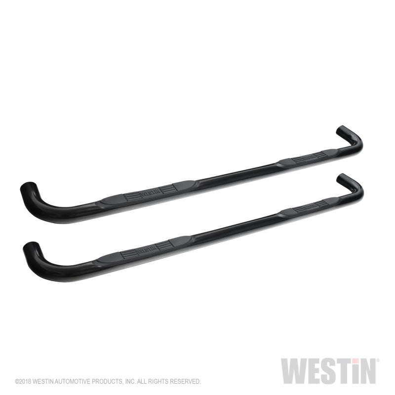 Westin 2019 Chevrolet Silverado/Sierra 1500 Crew Cab E-Series 3 Nerf Step Bars - Black 23-4135