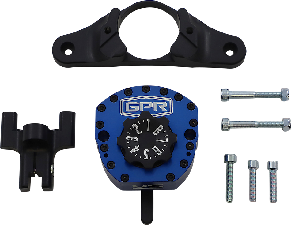 GPR V5-S Steering Damper - Blue - R6 5-5011-4034B