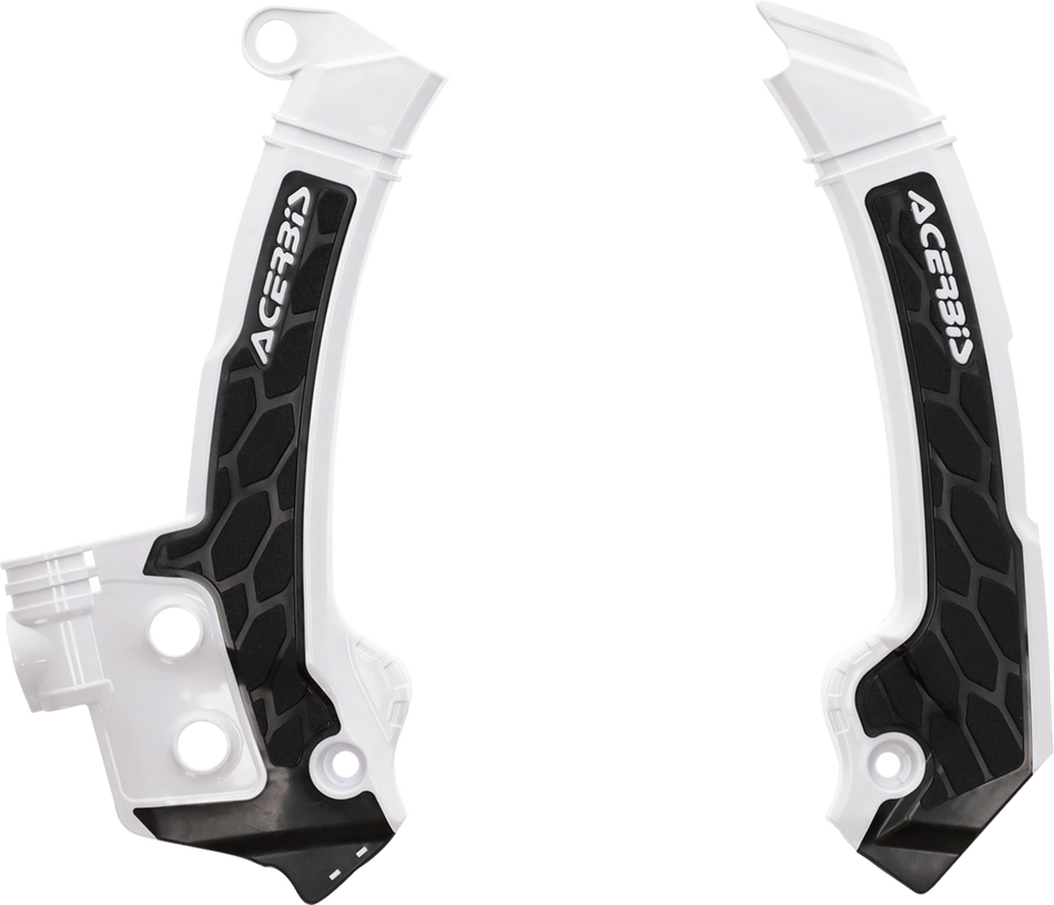 ACERBIS X-Grip Frame Guards - White/Black 2979601035