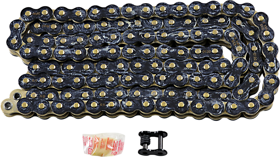 RK 525 Max X - Chain - 150 Links - Black & Gold 525MAXX-150-BG