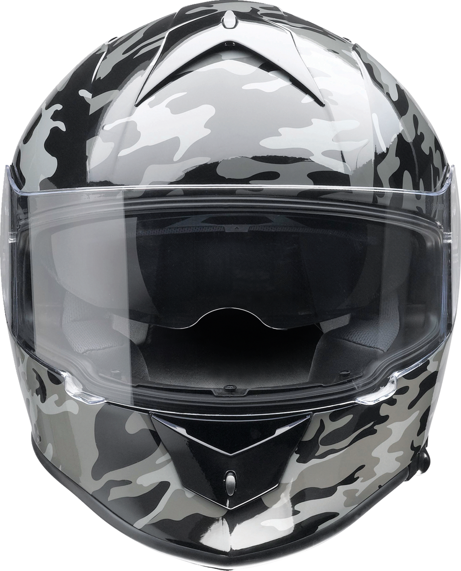 Z1R Warrant Helm - Camo - Schwarz/Grau - Klein 0101-14366 