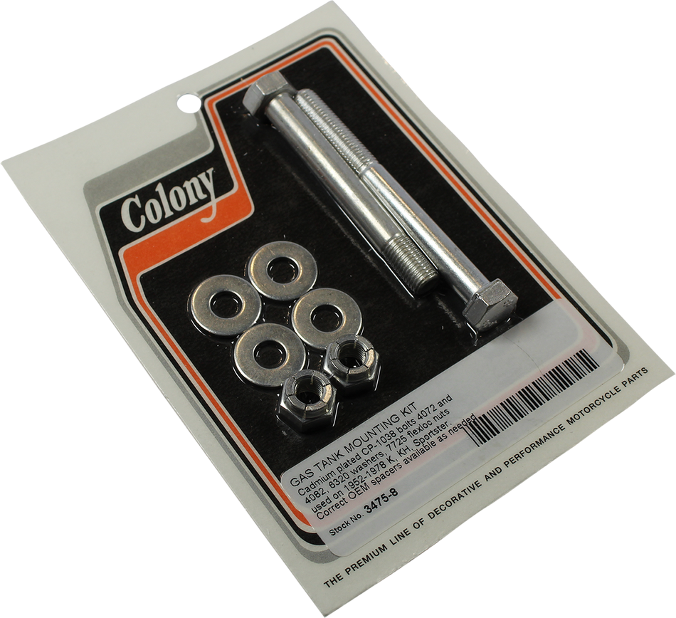 COLONY Gas Tank Bolt Nut Kit 3475-8