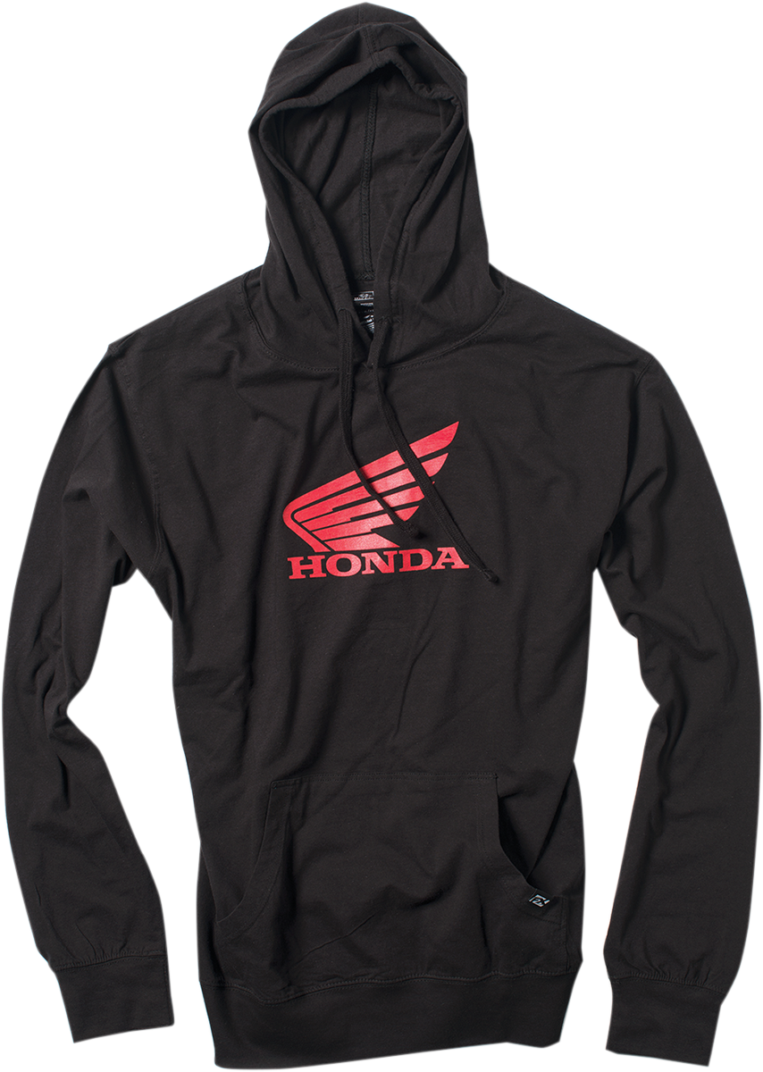 FACTORY EFFEX Honda Wing Pullover Hoodie - Black - XL 20-88316