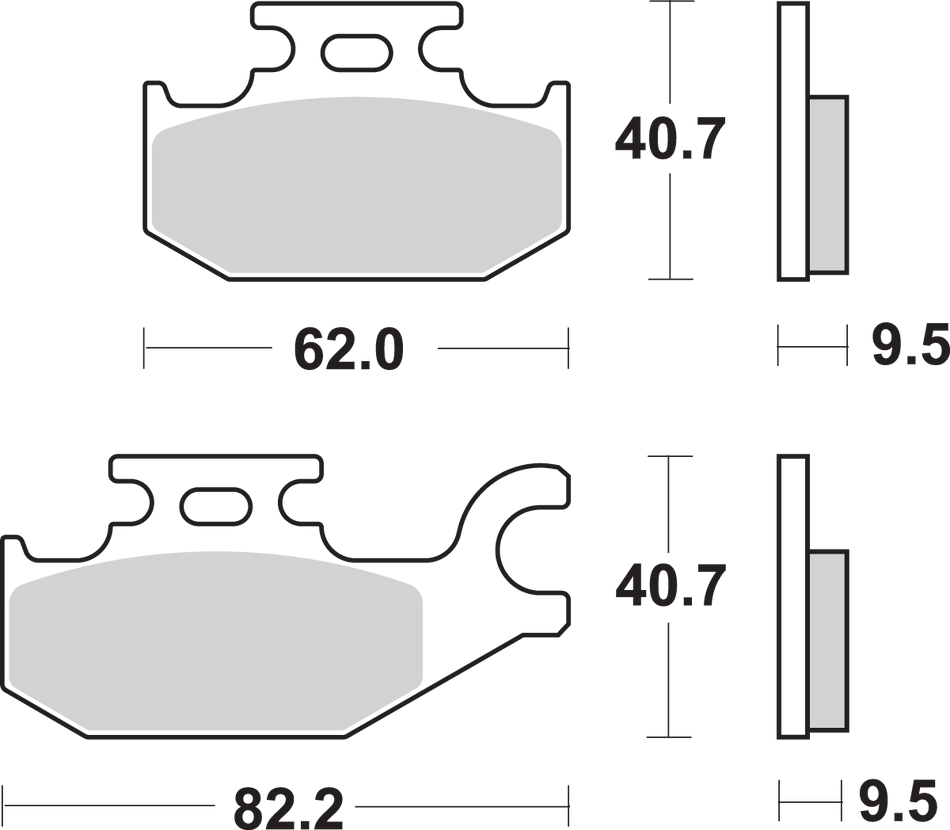 SBS Off-Road Sintered Brake Pads 754SI