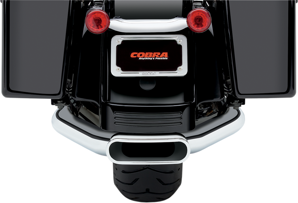 COBRA Center Pro Mufflers - Chrome - '09-'16 FL 6217