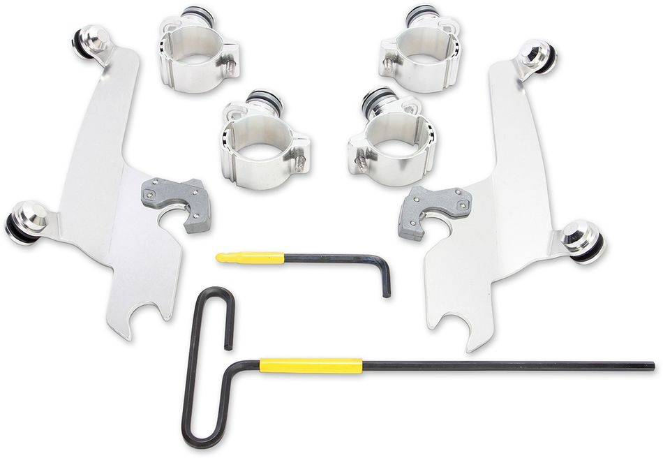 MEMPHIS SHADES Trigger Lock Sportshield Mounting Kit - Vegas - Polished MEK2020