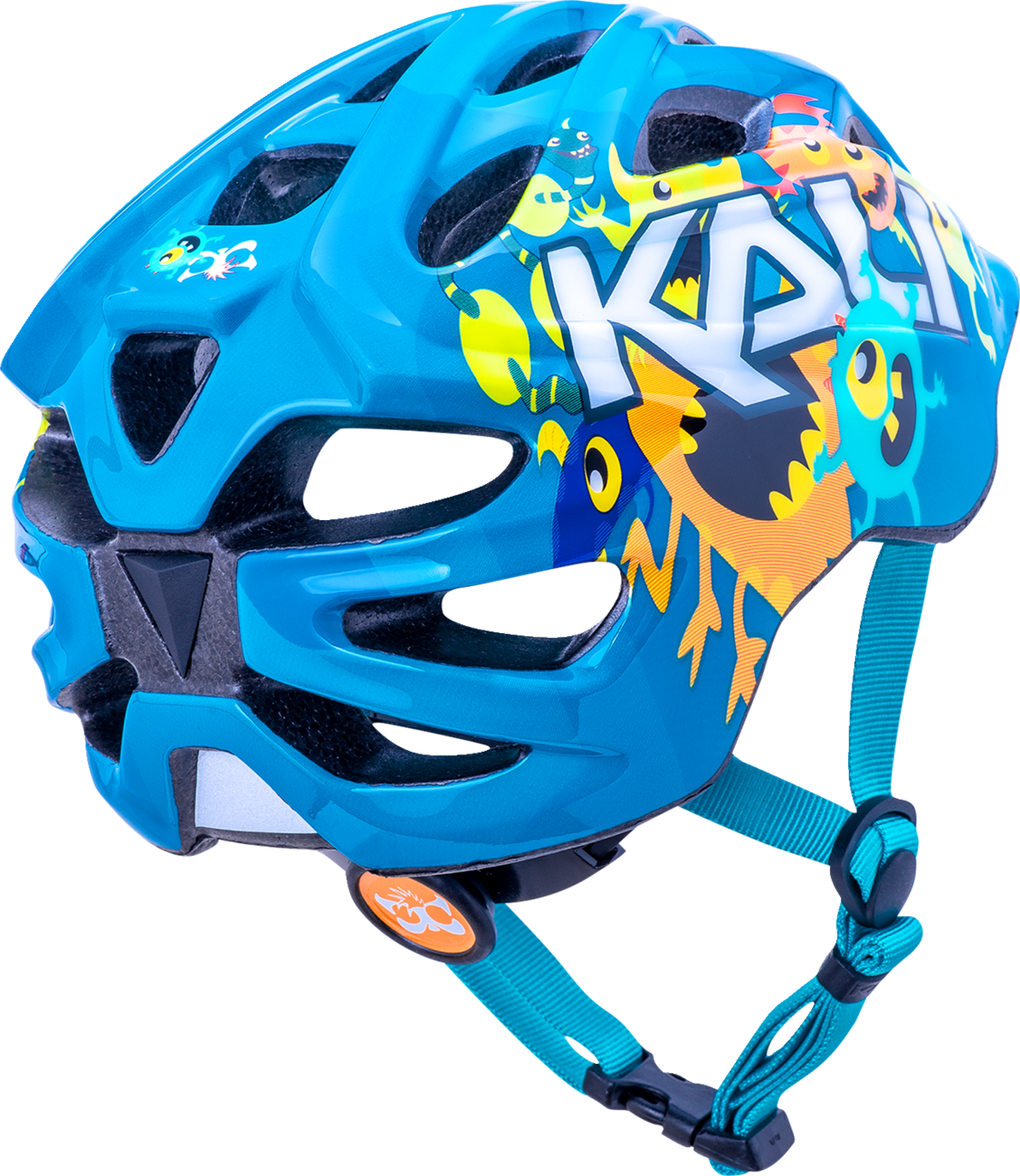 KALI Child Chakra Helmet - Monsters - Blue - XS 0221020414