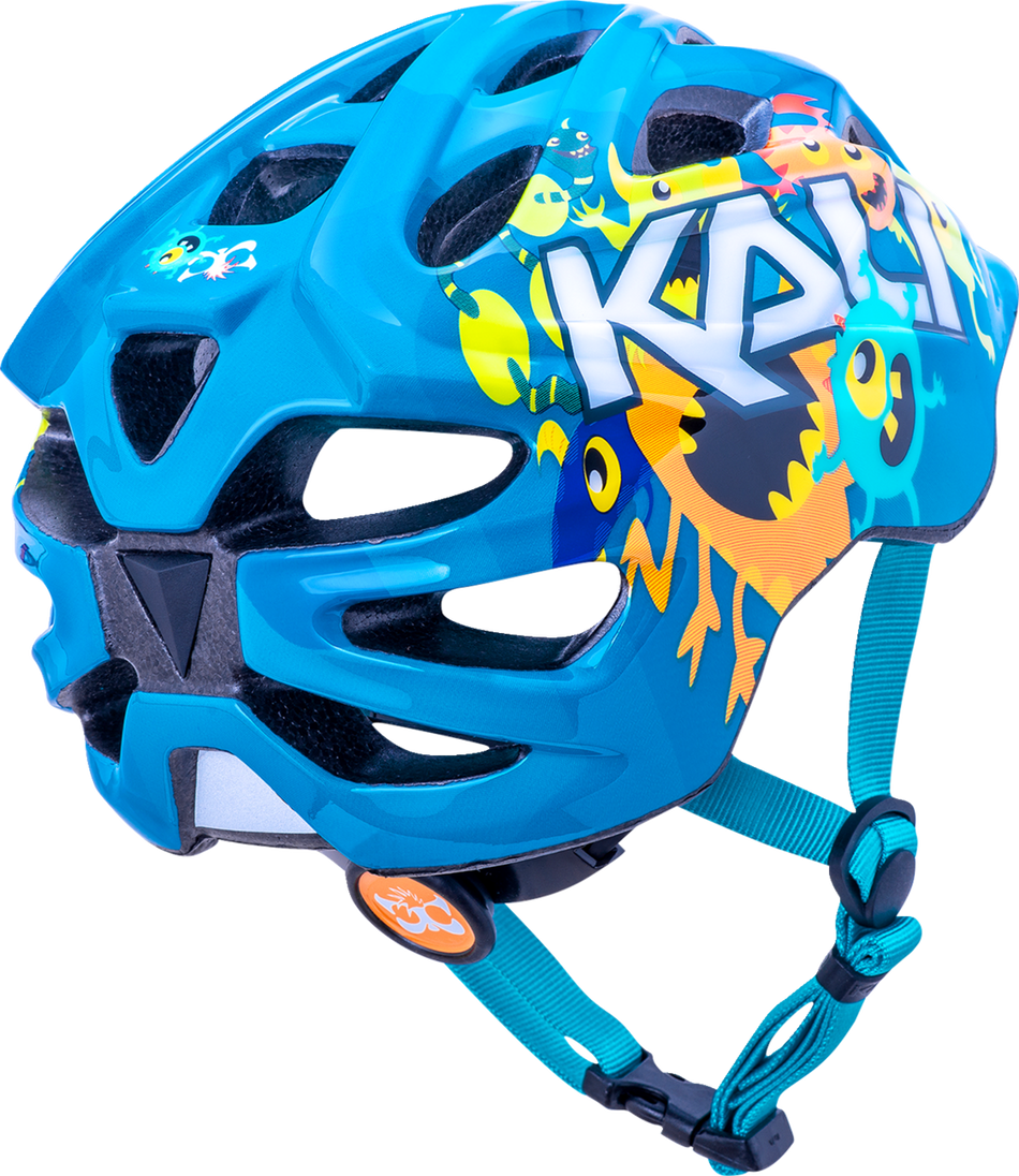 KALI Child Chakra Helmet - Monsters - Blue - Small 0221020415