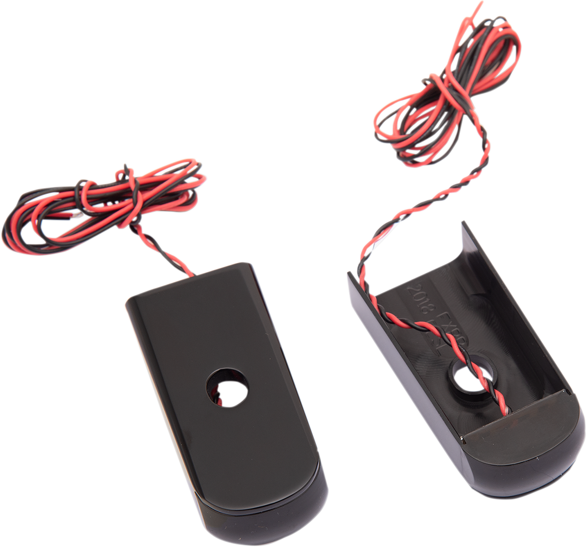 Luz LED ALLOY ART - Humo/Rojo Negro 18ST SSL-SB-2B 