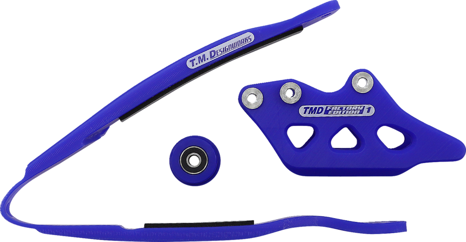 T.M. DESIGNWORKS Chain Guide/Slider - Yamaha - Blue YCP-K09-BU