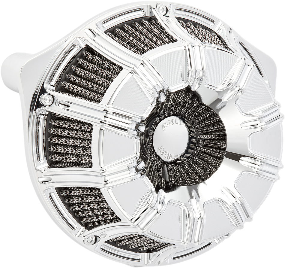 ARLEN NESS 10-Gauge Air Cleaner - Chrome - FLT 18-940