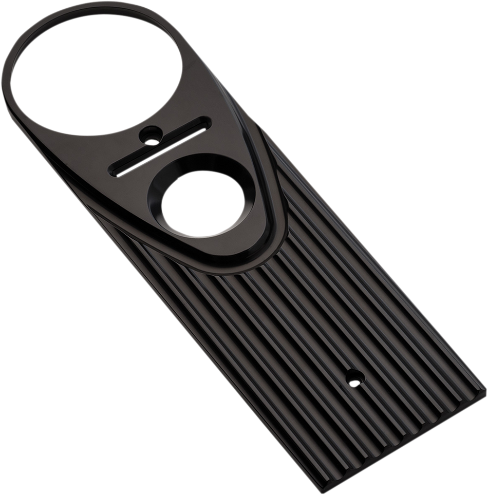 JOKER MACHINE Full Length-Style King Dash Cover - Finned - Black Anodized 04-20-2001