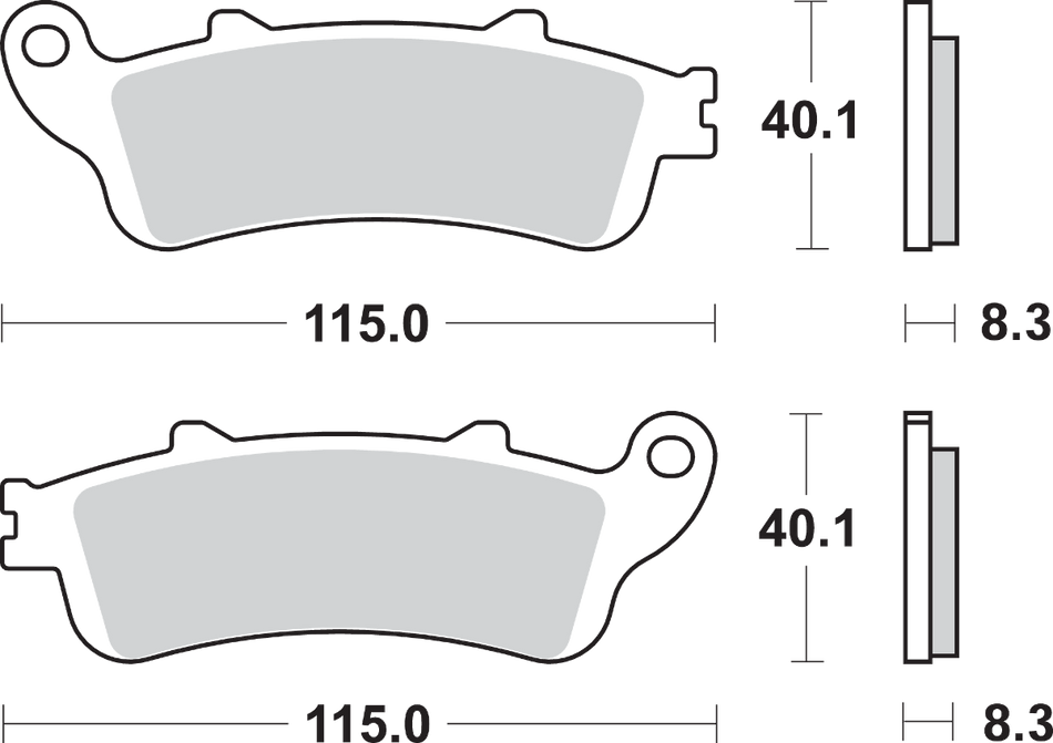 SBS LS Brake Pads - Honda - 736LS 736LS