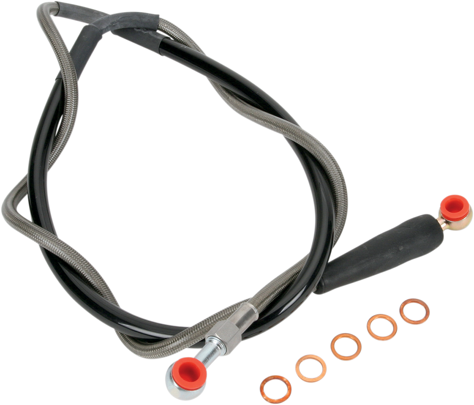 MOOSE RACING Brake Line - Front - Stainless Steel - Husaberg/Husqvarna/KTM K01-1-028/P