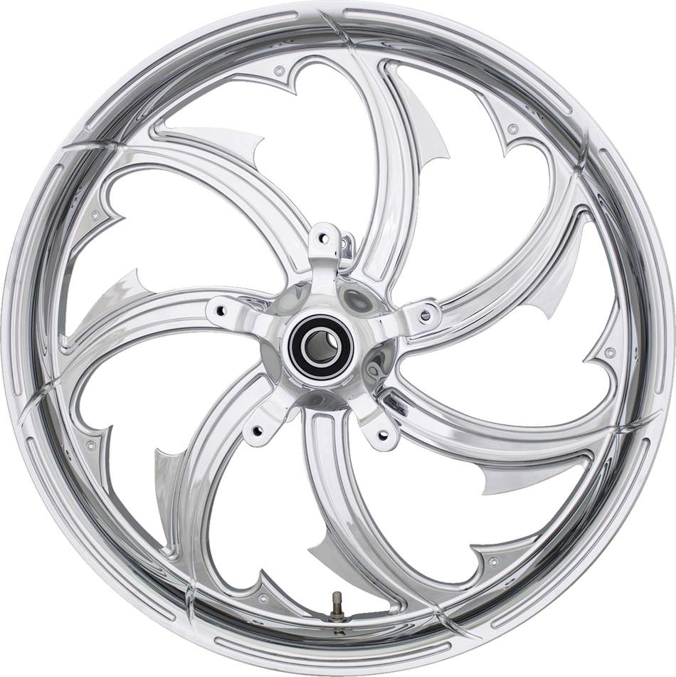 COASTAL MOTO Front Wheel - Fury - Dual Disc/ABS - Chrome - 21"x3.25" - FL FRY-213-CH-ABST