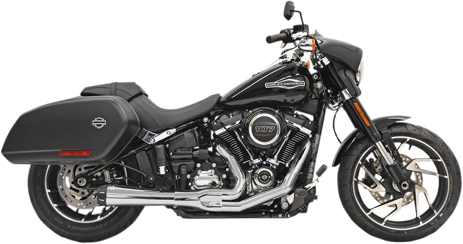 BASSANI XHAUST 2:1 Exhaust - Chrome 1S81R