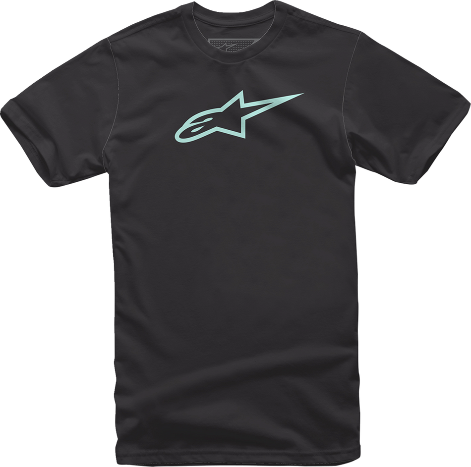 ALPINESTARS Ageless T-Shirt - Black/Mint - Medium 1032720301087M