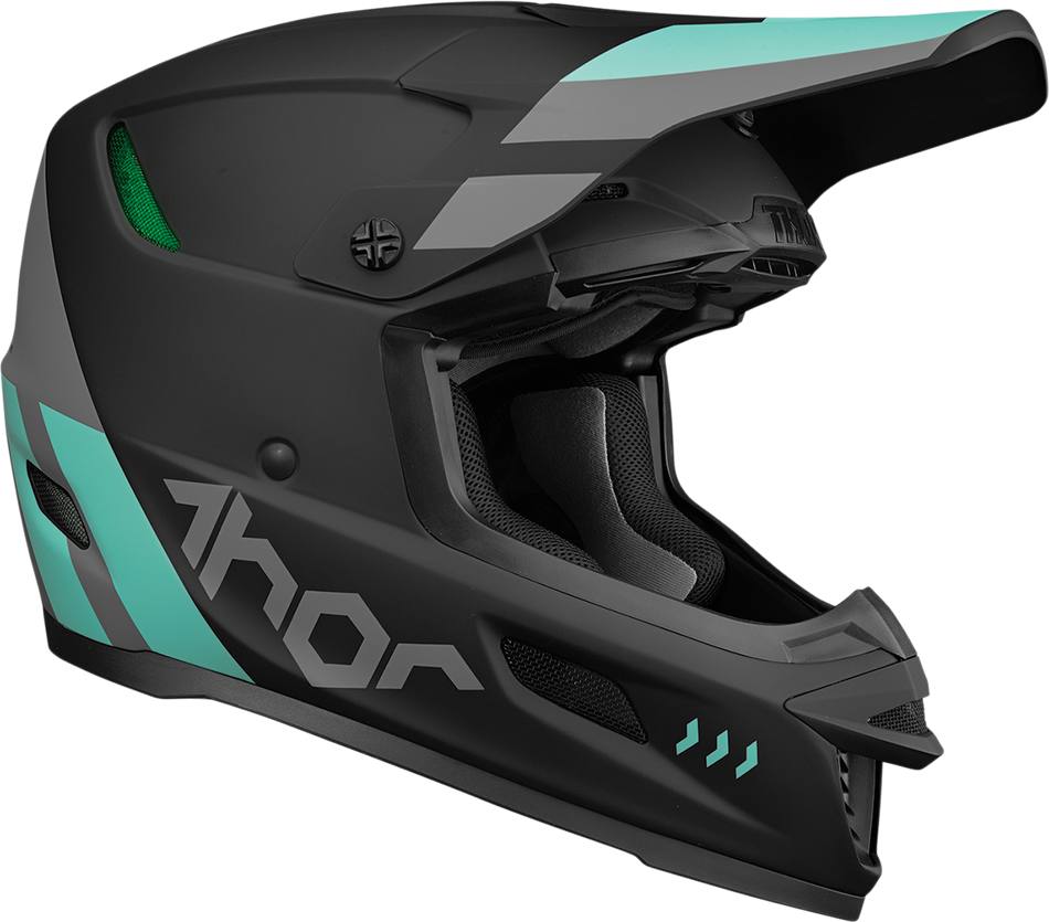 THOR Reflex Helmet - Cube - MIPS - Black/Mint - Medium 0110-7451