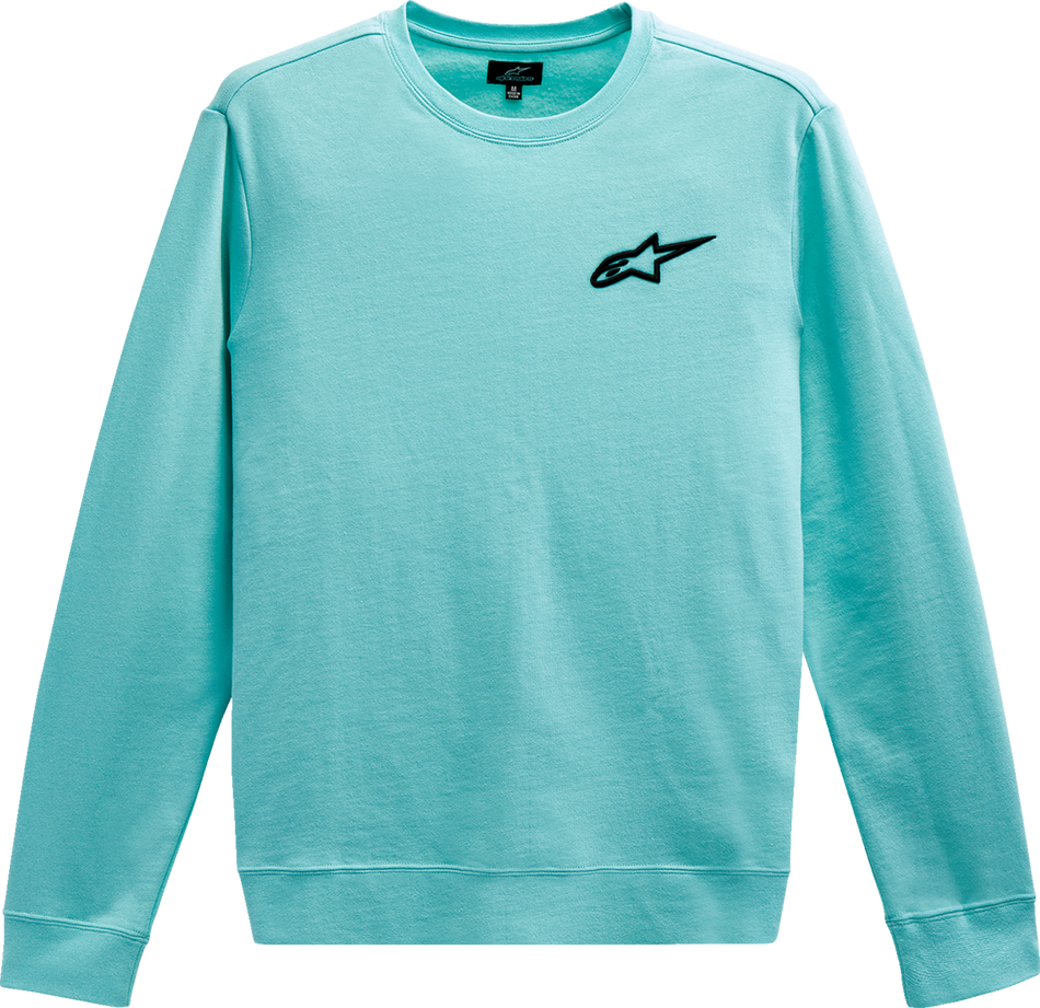 ALPINESTARS Ageless Crew Fleece - Aqua - 2XL 12325102072062X