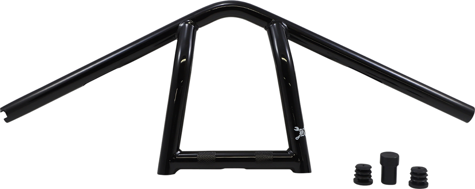 BURLY BRAND Handlebar - Jim - 9" - Black B12-6040B