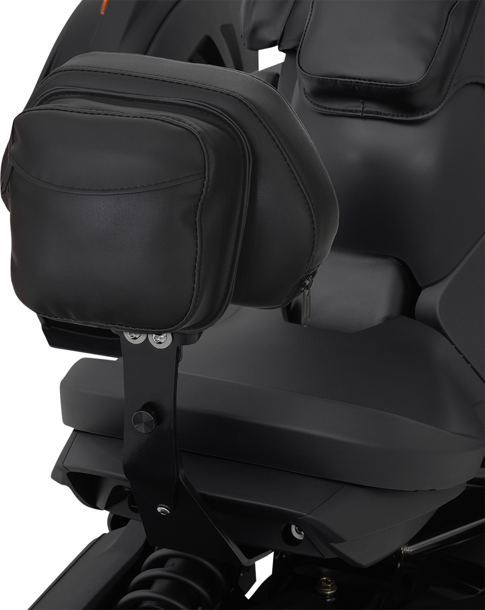 SHOW CHROME Quick-Detach Backrest - Black - Ryker '19-'21 41-405