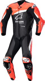ALPINESTARS GP Plus v4 Lederkombi - Schwarz/Rot Fluo/Weiß - US 48 / EU 58 3150523132158