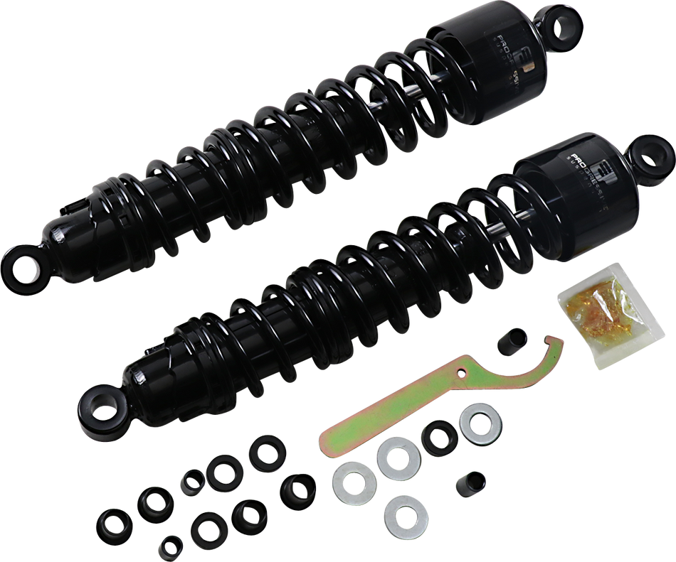 PROGRESSIVE SUSPENSION 413 Series Shock - Black - Heavy Duty - 15" 413-4041B