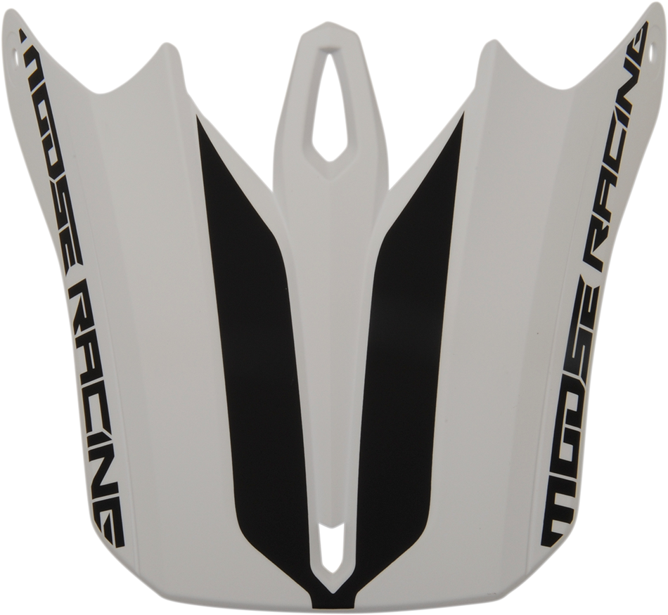 MOOSE RACING F.I. Session Visor Kit - White/Black 0132-1262