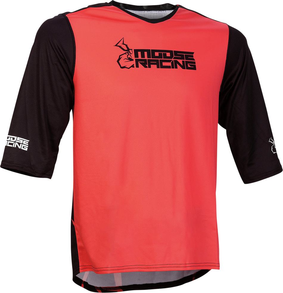 MOOSE RACING MTB Jersey - 3/4 Sleeve - Red - 2XL 5020-0248