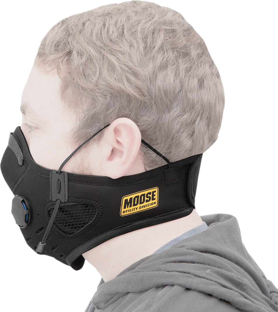 MOOSE UTILITY Rider Dust Mask - Black MEDMBLK