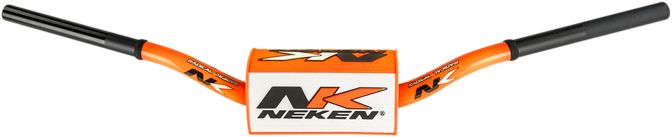 NEKEN Handlebar - Oversized - Low 85cc - Fluorescent Orange/White R00026C-ORW