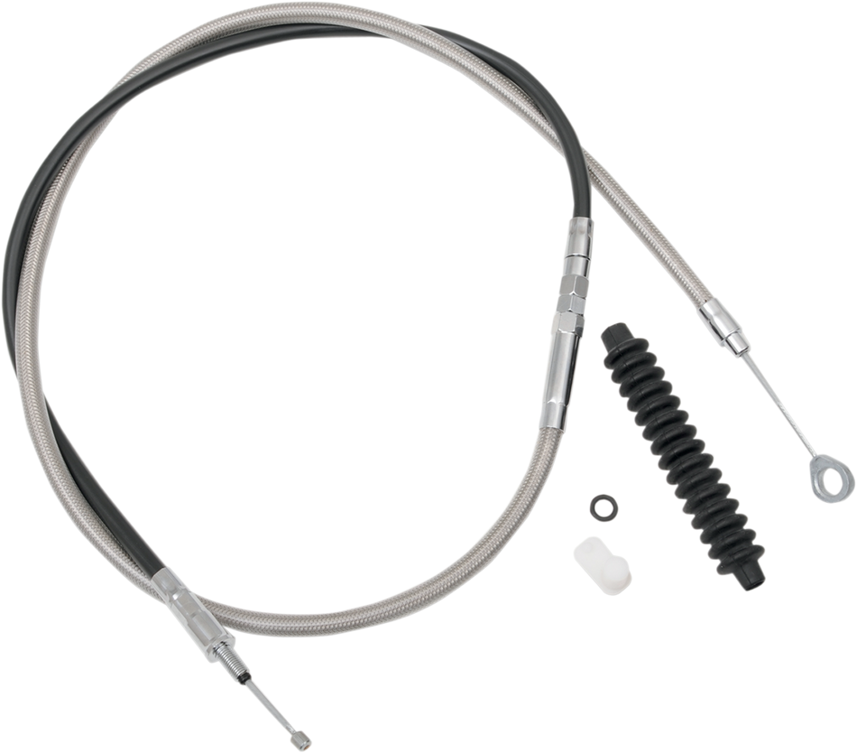 DRAG SPECIALTIES Clutch Cable - Braided 5320500HE