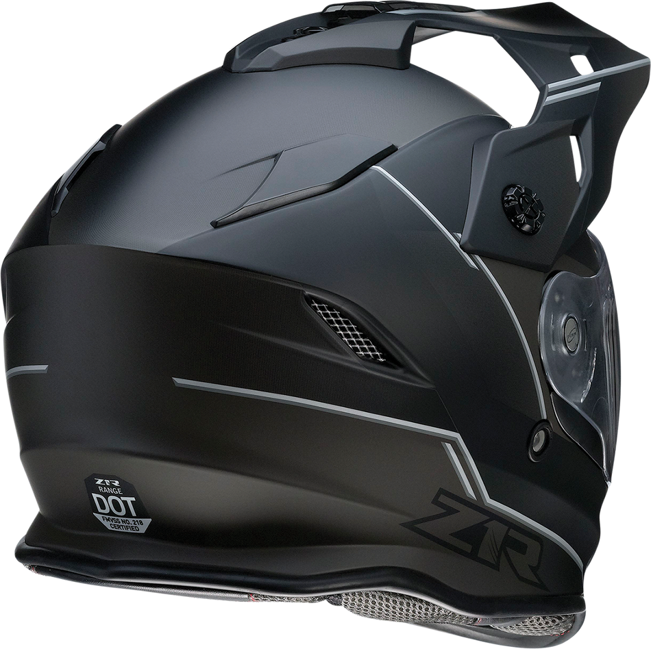 Z1R Range Helmet - Bladestorm - Black/White - Medium 0101-14049