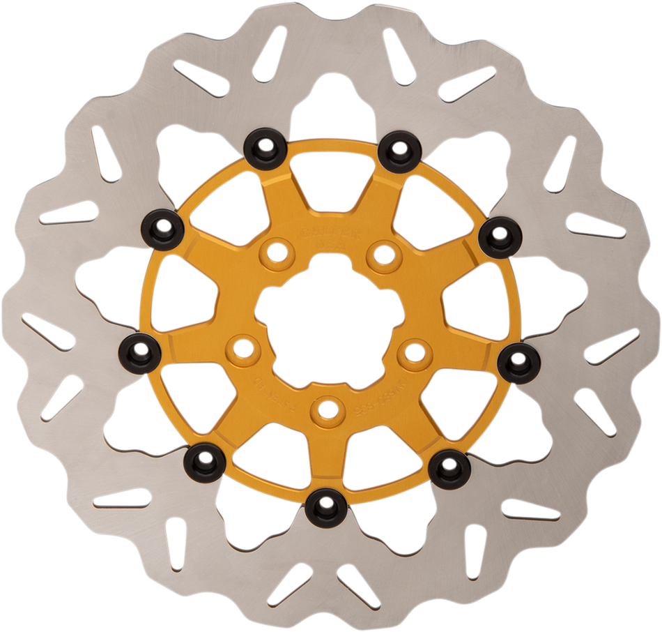 GALFER Front Wave Rotor Gold Center DF835CW-G