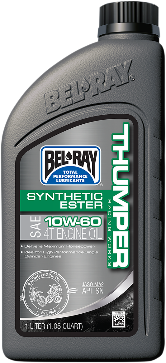 Aceite sintético BEL-RAY Thumper - 10W-60 - 1L 99551-B1LW 