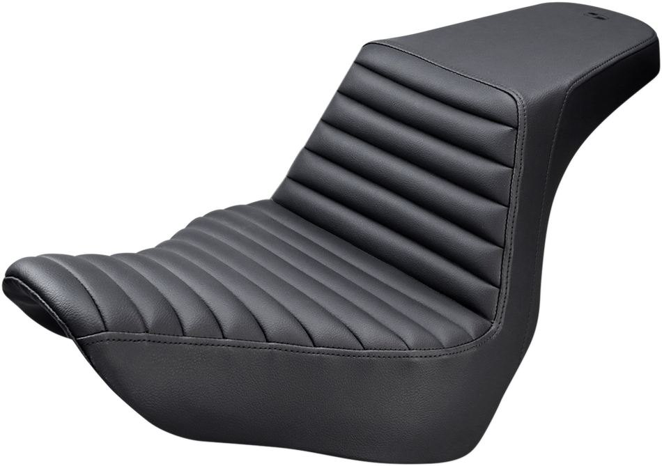 SADDLEMEN Step-Up Seat - Front Tuck-n-Roll - Black 818-29-171