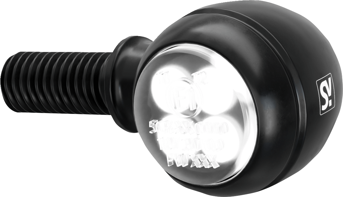 HIGHSIDER Run/Turn Signal - Amber/White - Black 204-297