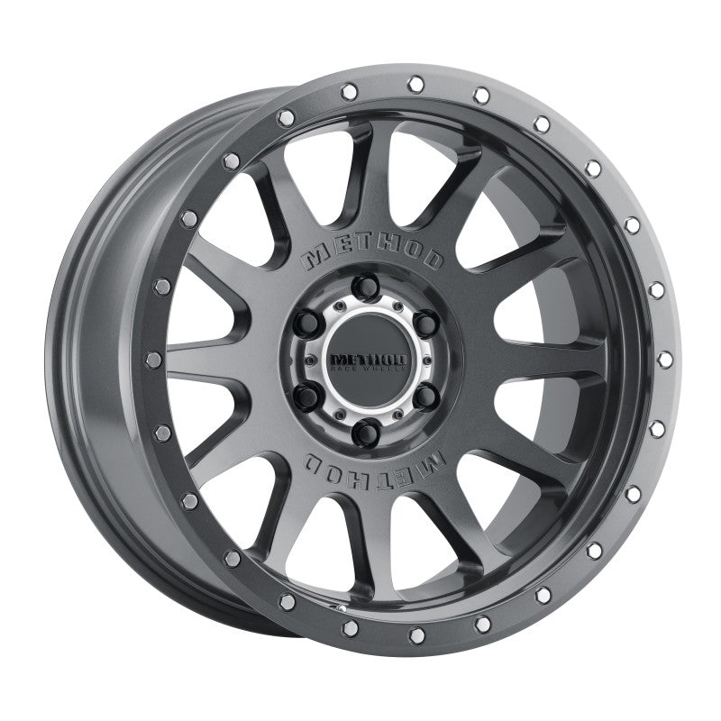 Method MR605 NV 20x10 -24mm Offset 6x5.5 106.25mm CB Gloss Titanium Wheel MR60521060824N